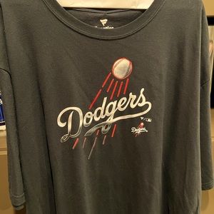 L.A. Dodgers Fanatics Branded | Black Midnight Mascot Team Logo Shirt | Size 3XT